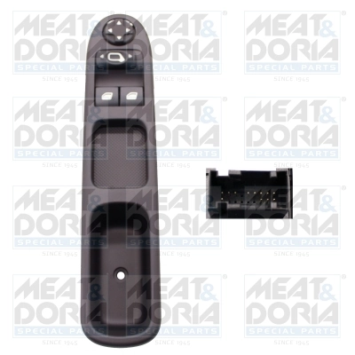 Switch, window regulator